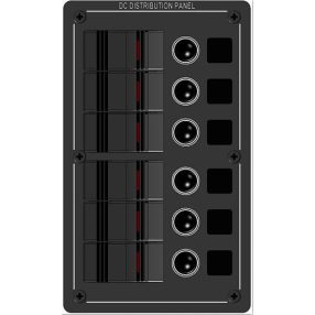 Kapcsolótábla 6 egységes Electron EVA