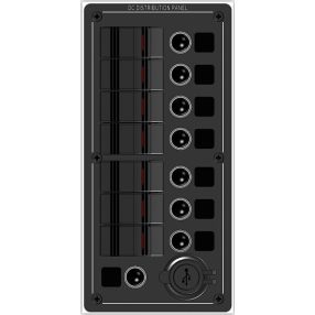 Kapcsolótábla 7 egységes 2 portos USB Electron EVA