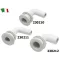 Výstupní trubka skrz kryt, 90 stupňů, plast, 20 mm