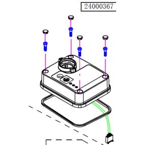 Kryt ovládací skříně Haswing Cayman T a B55 HSW