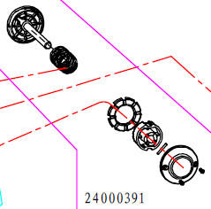 Haswing Protruar 1,2, 3 12V, Ventura, Ultima pákový sklápěcí mechanismus HSW