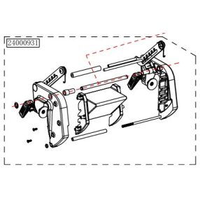 Uchycení motoru Haswing Cayman T55 HSW