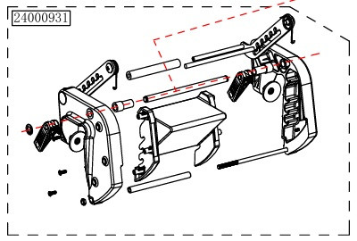 Uchycení motoru Haswing Cayman T55 HSW