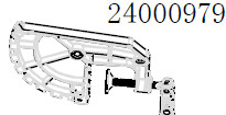 Haswing Protruar G, 3 12V, 5, Ultima, Ventura T, držák motoru pravý HSW
