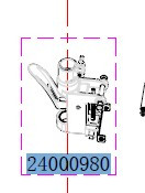 Haswing Protruar G, 3 12V, 5, Ventura T, svorka, sklápěcí mechanismus HSW