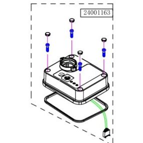 Kryt ovládací skříně Haswing Cayman B80 HSW