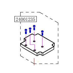 Sada elektroniky Haswing Cayman B55 PCB New