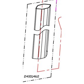 Haswing Ultima, dřík motoru Ventura alu HSW