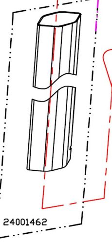 Haswing Ultima, dřík motoru Ventura alu HSW