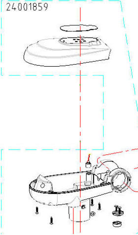 Haswing Protruar 2 12 V horní/dolní kryt HSW