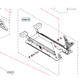 Upevňovací mechanismus přídě Haswing Cayman B80 HSW