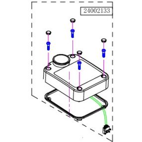 Haswing Cayman B55, B80 Kryt skříně ovládání GPS HSW