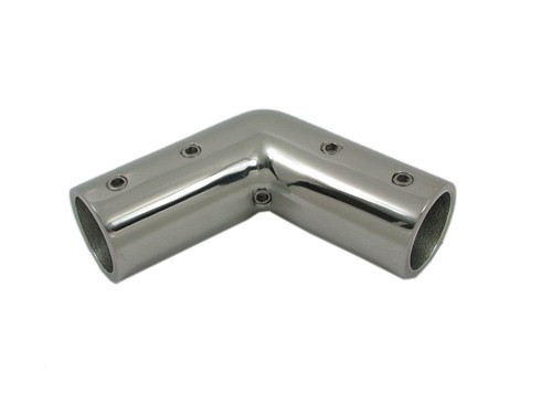 Spojovací rohový prvek zábradlí 125 stupňů 22 mm