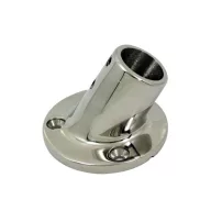 Základna zábradlí šikmá z nerezové oceli 25 mm