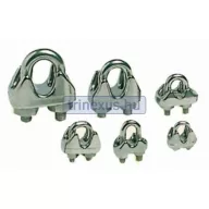 Upínací ocel na konci lana 4 mm