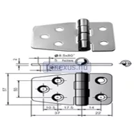 Závěs z nerezové oceli 60 x 40 mm