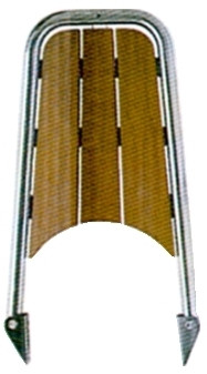 Plošina dřevo-nerez 650 mm