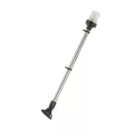 Bílý kruh 62 cm s bílým podstavcem, držák na vlajku