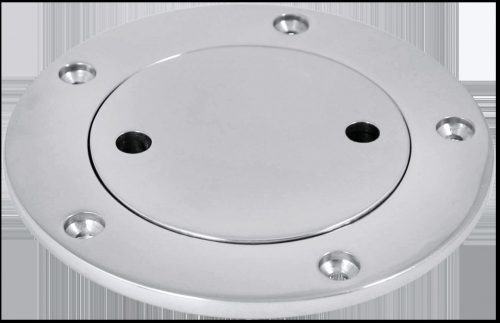 Kryt úložného prostoru z nerezové oceli kulatý 110-146 mm