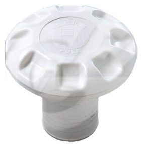 Bílý plast s víčkem nádrže