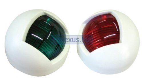 Jasná LED strana v zeleném a červeném páru, bílý plast