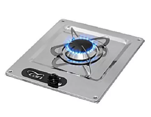 Gázfőző rozsdamentes acél  320 x 285 mm EVA