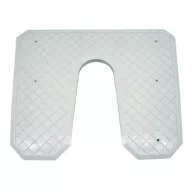 Antivibrační zrcadlo z plastu, 445 x 363 mm,