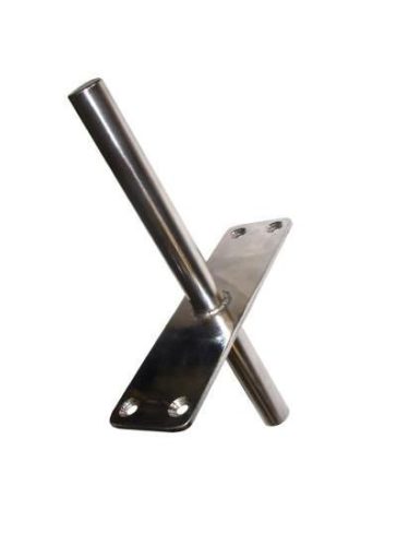 Zapuštěný držák vidlice kormidla z nerezové oceli 16 mm