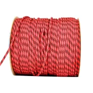 Lano PP červeno-černé 10 mm CH