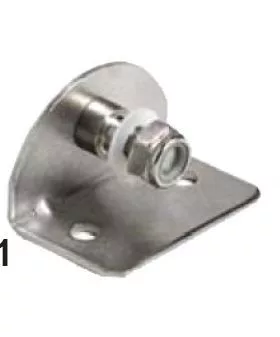 Gázrugó rögzítőelem INOX belső menetes 30x50x30mm EVA