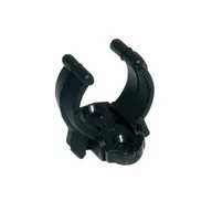 Držák svítidla plastový černý 17/23 mm
