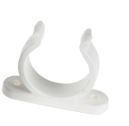 Držák svítidla plast 20 mm bílý