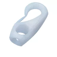Lano hák 10 ks blistr plast bílý 6 mm