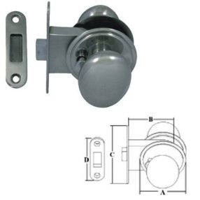 Ajtózár mágneses inox EVA