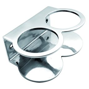 Pohártartó dupla inox EVA