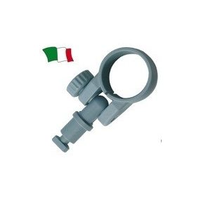   Kormidelní vidlice pro nafukovací člun, šedý plast 35 mm