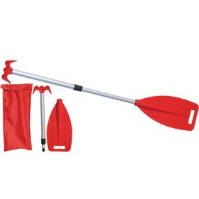 Pádlo mini teleskopické odnímatelné 45/107cm červené
