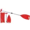 Pádlo mini teleskopické odnímatelné 45/107cm červené
