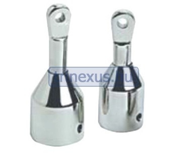 Konec trubky bimini z nerezové oceli 22 mm