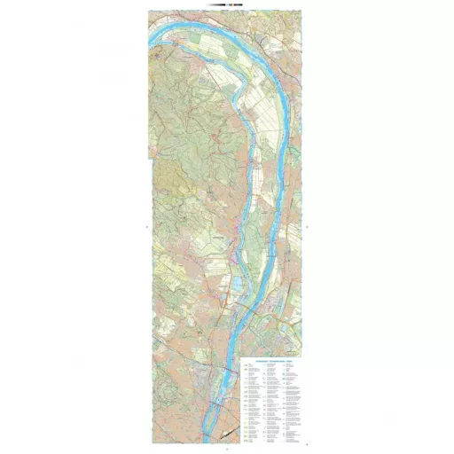 Kniha, Duna Esztergom-Budapest Tourist Map (HUNGARY)