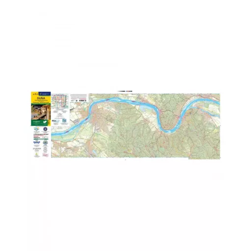 Kniha, Duna Esztergom-Budapest Tourist Map (HUNGARY)