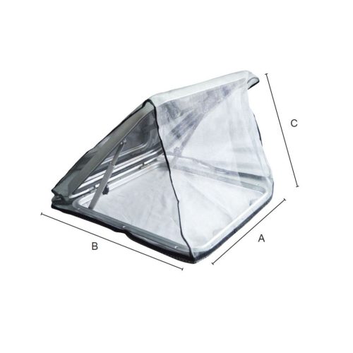 Szúnyogháló hajóablakhoz 650x650x420 mm EVA