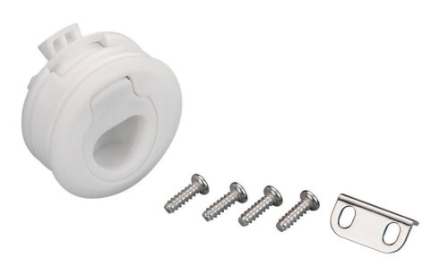 Fedélnyitó retesz műag fehér 61 mm EVA