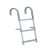 Lodní žebřík z bílého hliníkového plastu 3 stupně