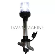 Kruh LED bílý odnímatelný z nerezové oceli 23 cm