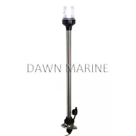 Kruh LED bílý odnímatelný z nerezové oceli 60 cm