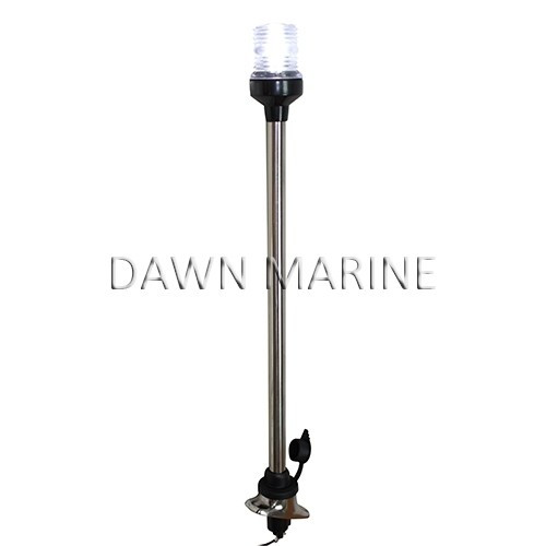 Kruh LED bílý odnímatelný z nerezové oceli 60 cm