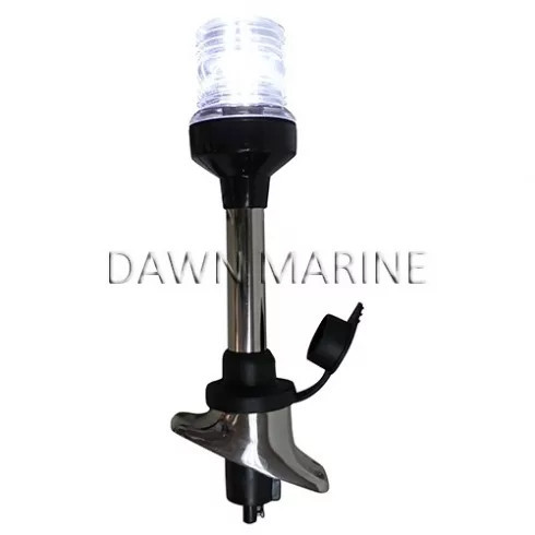 Kruh LED bílý skládací z nerezové oceli 23 cm