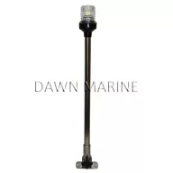 Kruh LED bílý skládací z nerezové oceli 60 cm