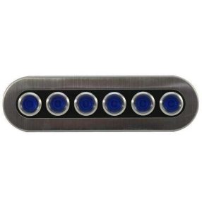 Kapcsolótábla 6 egységes rozsdamentes kerettel EVA